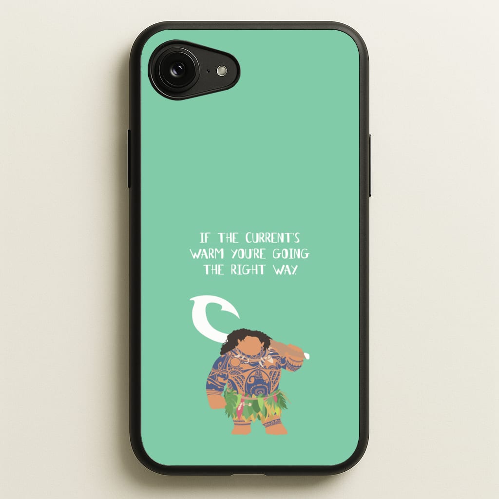 If The Current's Warm - Moana Phone Case for iPhone 16e