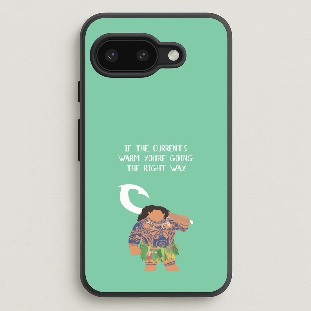 If The Current's Warm - Moana Phone Case for Google Pixel 9a