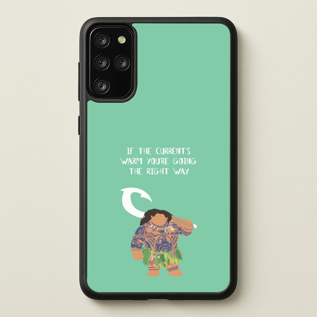 If The Current's Warm - Moana Phone Case for Galaxy S20 Plus
