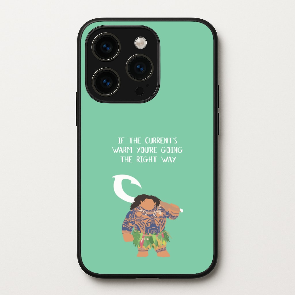 If The Current's Warm - Moana Phone Case for iPhone 15 Pro Max