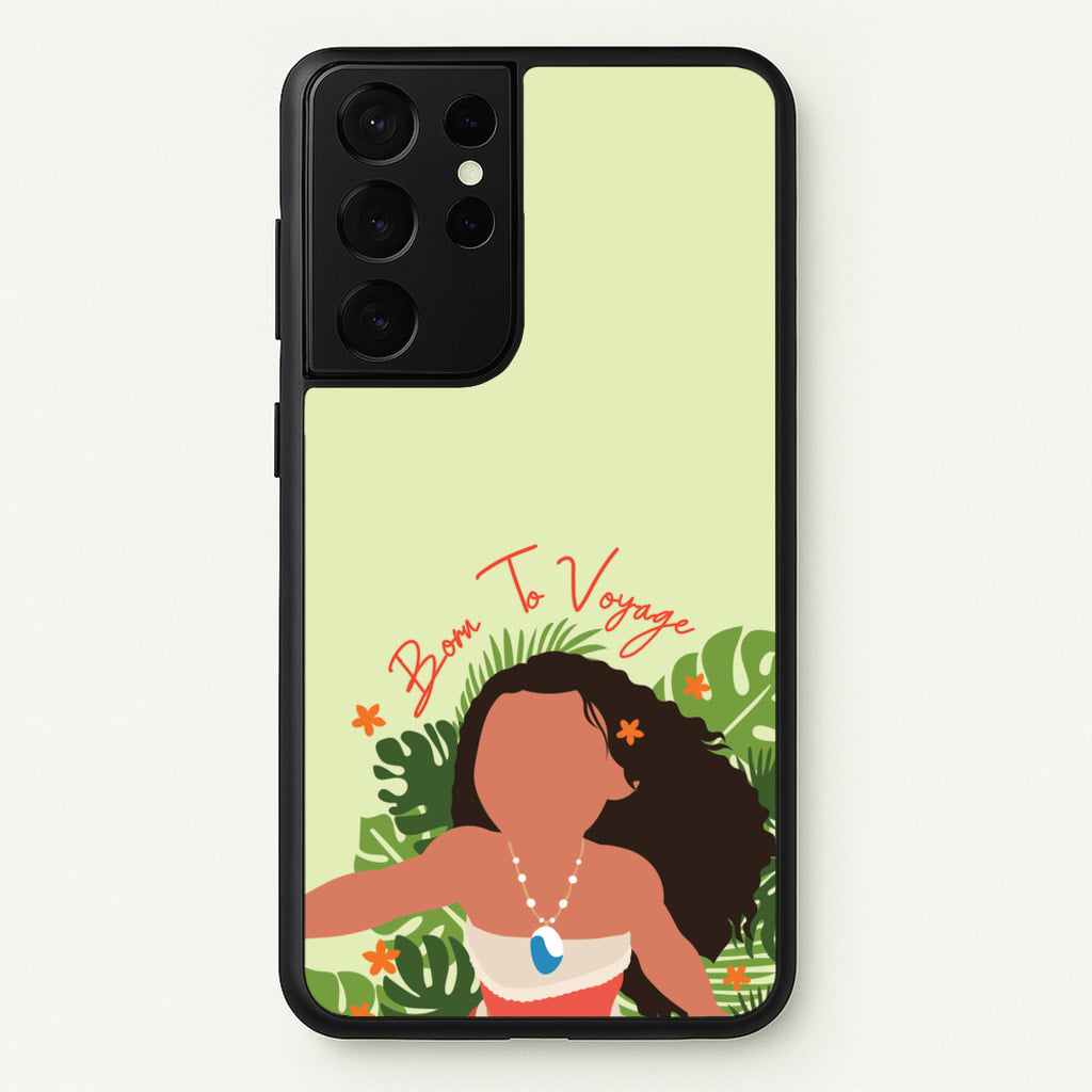 Born To Voyage - Moana Phone Case for Galaxy S21 Ultra