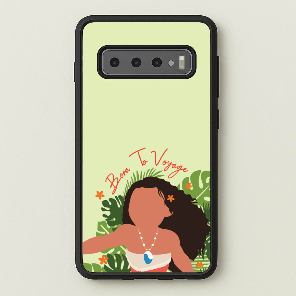 Born To Voyage - Moana Phone Case for Galaxy S10 Plus
