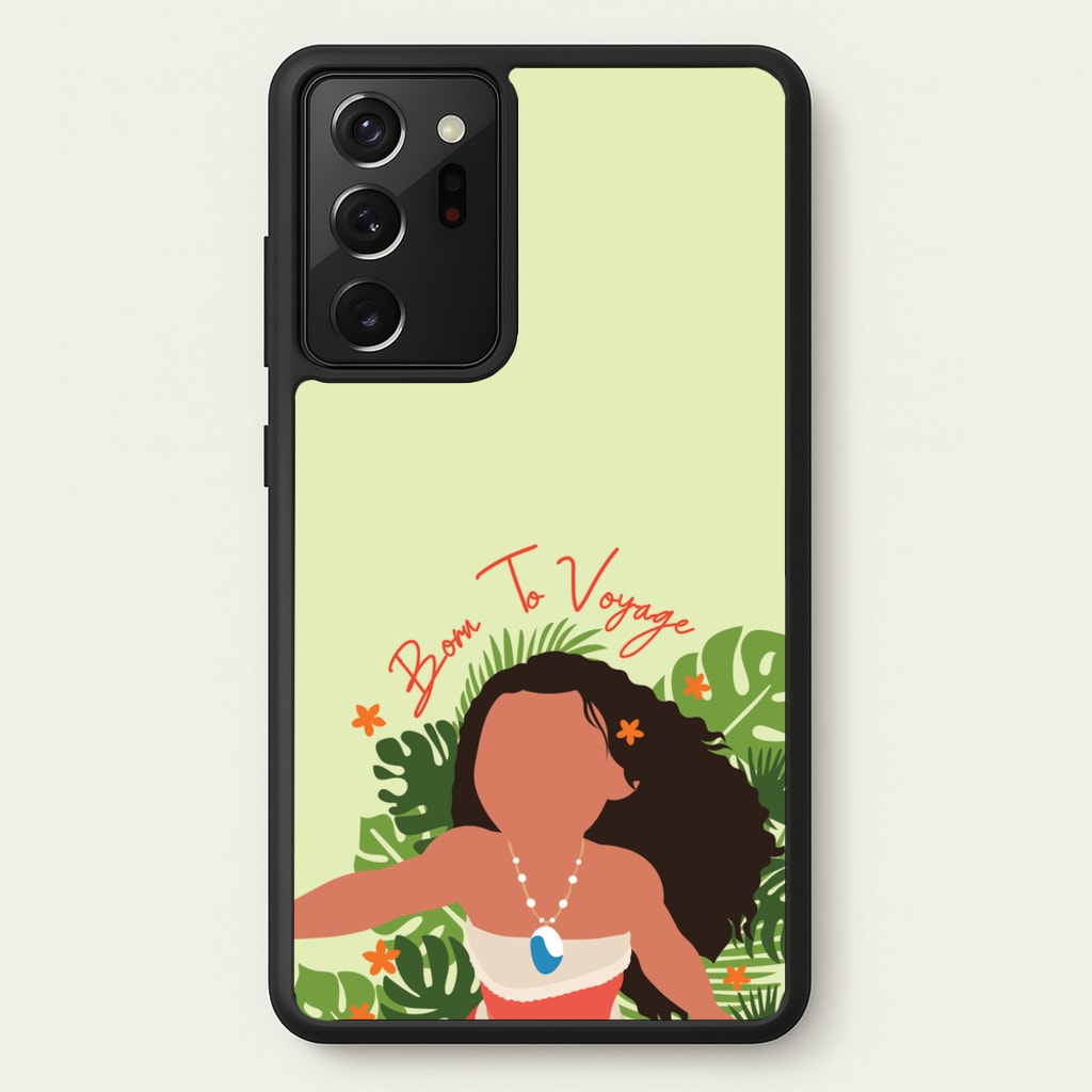 Born To Voyage - Moana Phone Case for Galaxy Note 20 Ultra