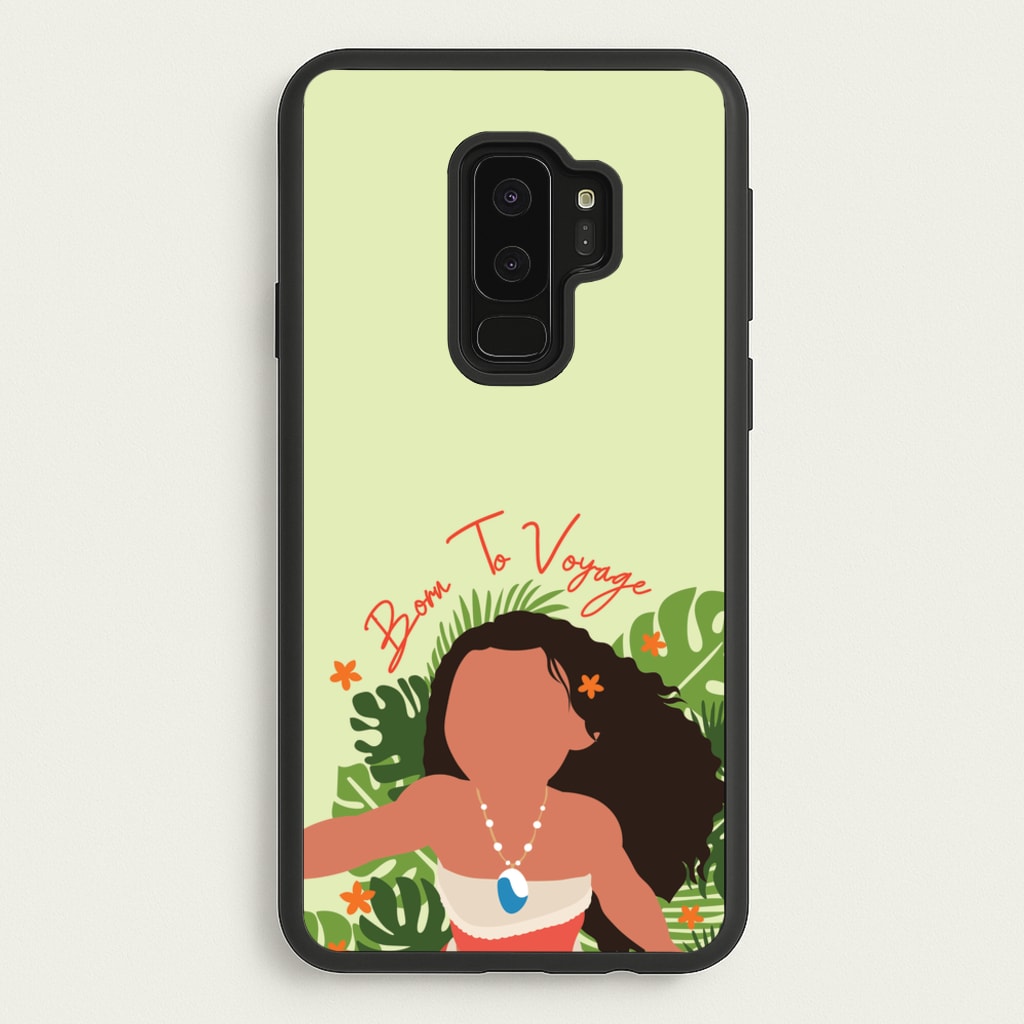 Born To Voyage - Moana Phone Case for Galaxy S9 Plus