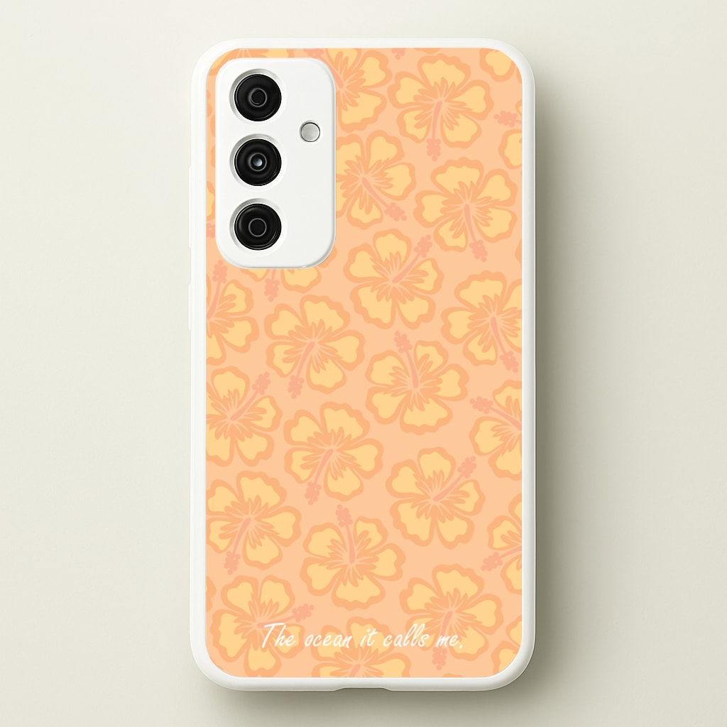 The Ocean It Calls Me - Moana Phone Case for Galaxy A55