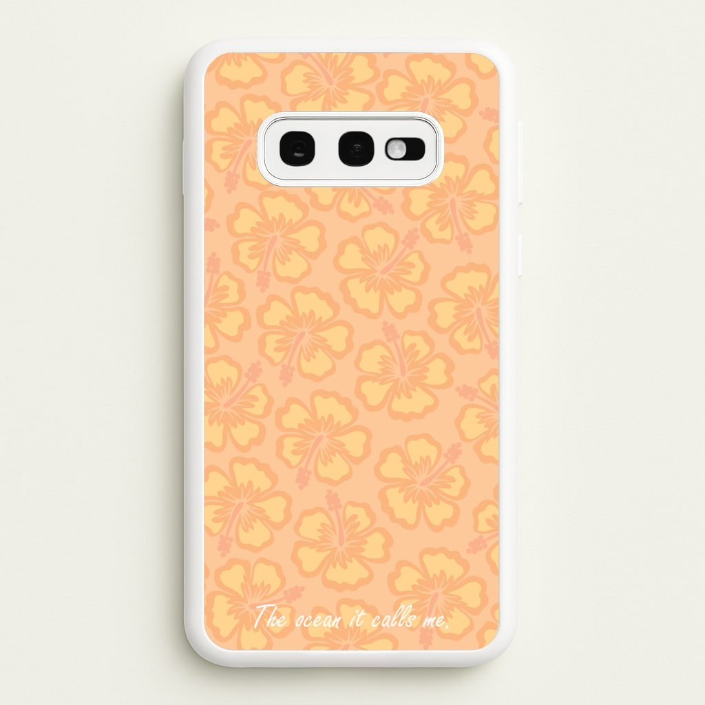 The Ocean It Calls Me - Moana Phone Case for Galaxy S10e