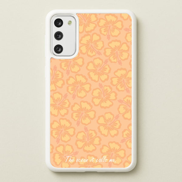 The Ocean It Calls Me - Moana Phone Case for Galaxy S20FE