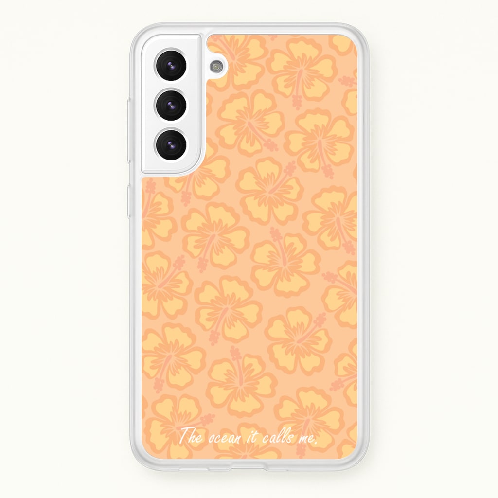 The Ocean It Calls Me - Moana Phone Case for Galaxy S22 Plus