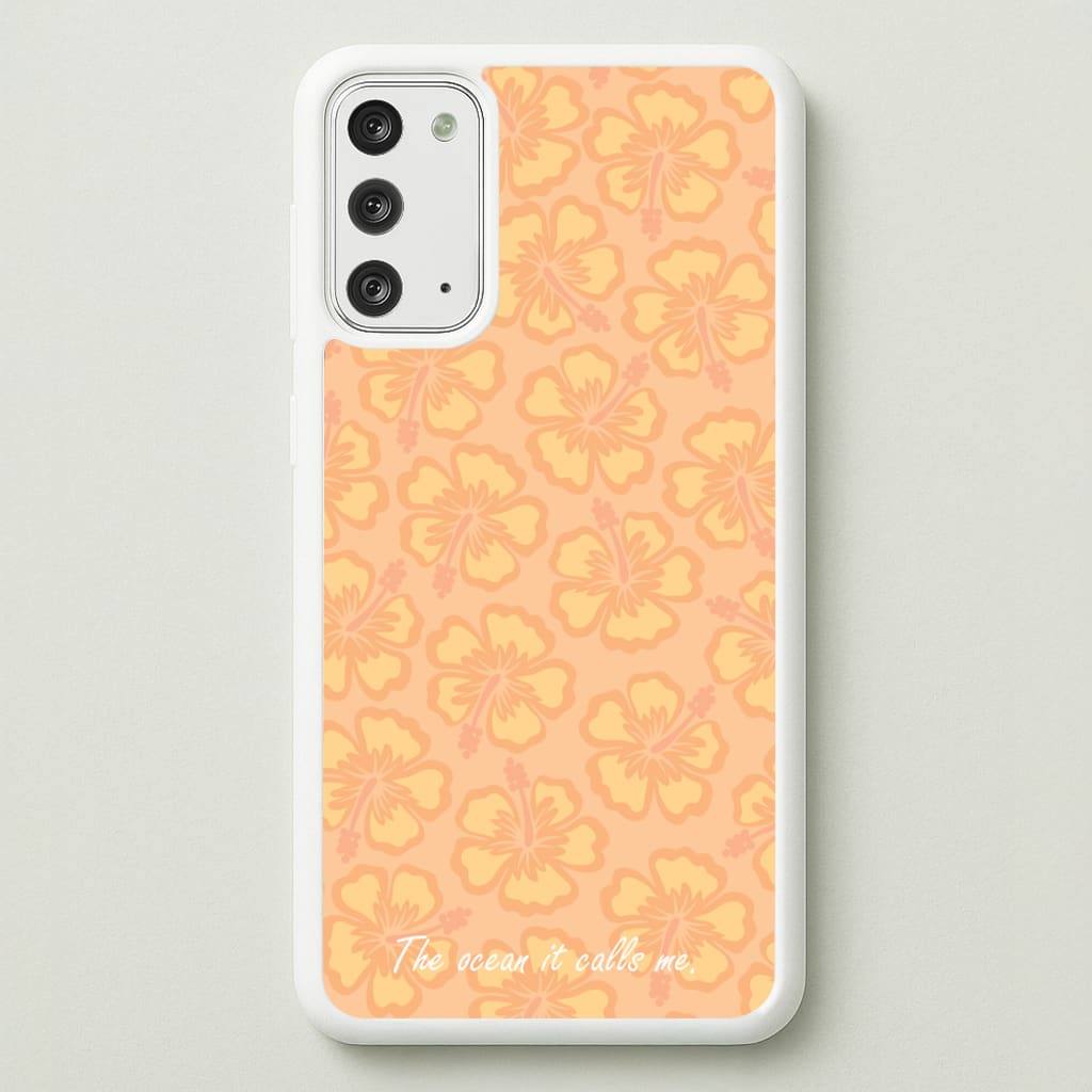 The Ocean It Calls Me - Moana Phone Case for Galaxy Note 20
