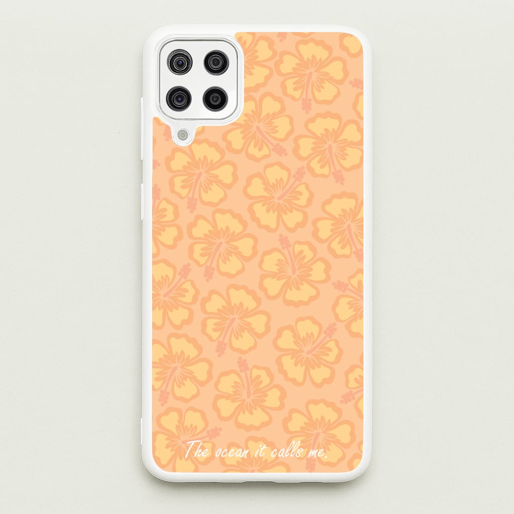The Ocean It Calls Me - Moana Phone Case for Galaxy A12
