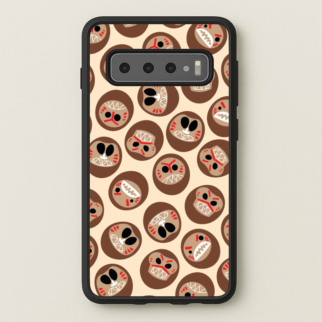 Mask Face - Moana Phone Case for Galaxy S10 Plus