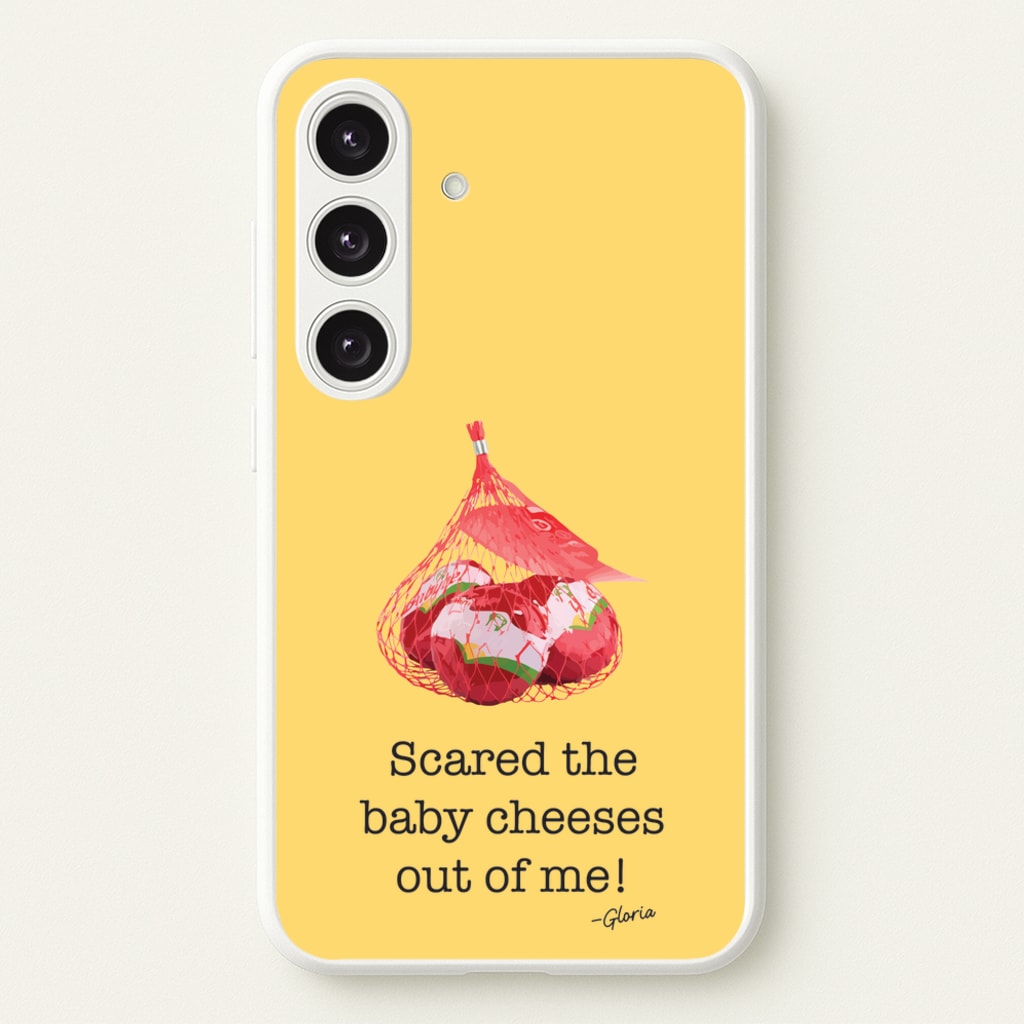 Scared The Baby Cheeses Out Of Me - Modern Family Phone Case for Galaxy S25 Plus