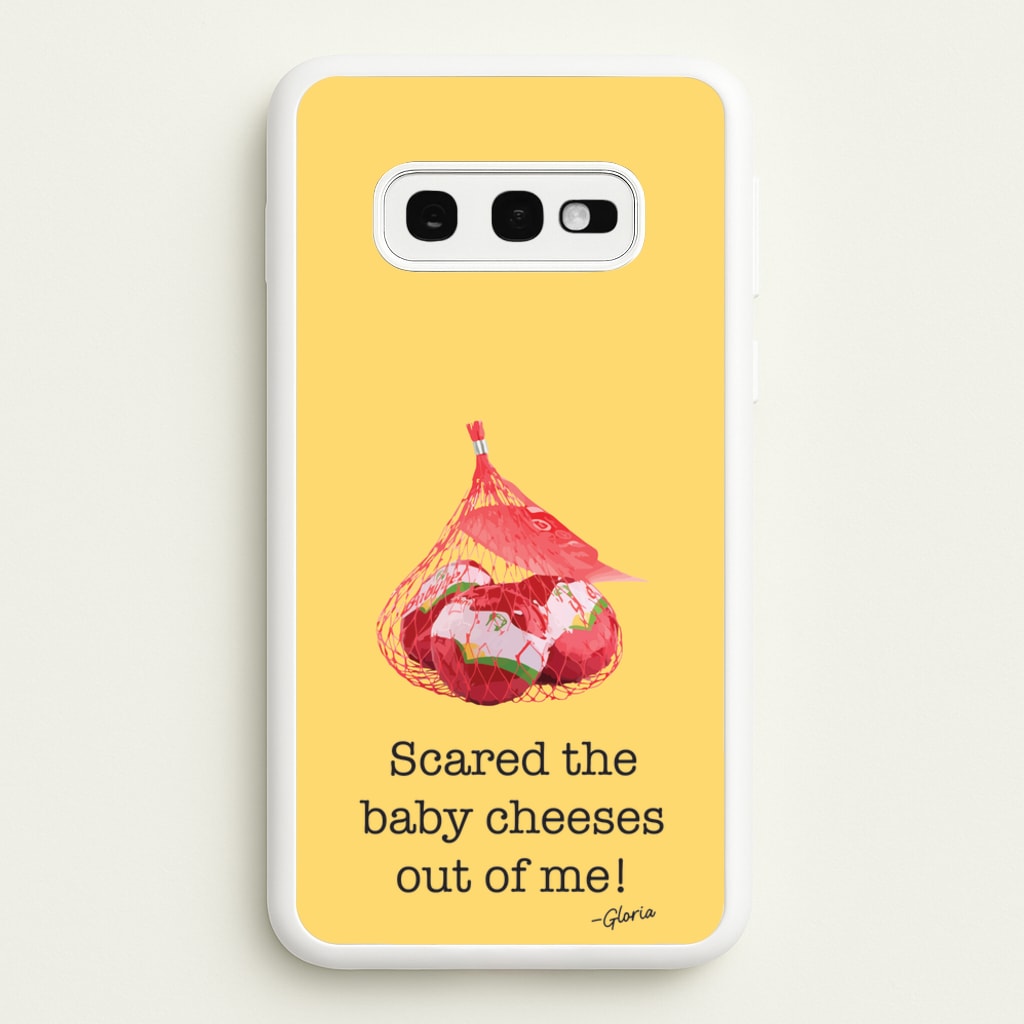 Scared The Baby Cheeses Out Of Me - Modern Family Phone Case for Galaxy S10e