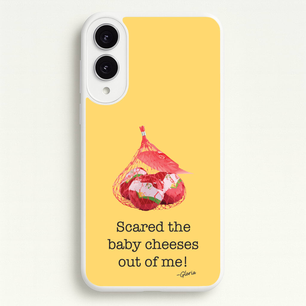 Scared The Baby Cheeses Out Of Me - Modern Family Phone Case for Galaxy S25 Edge