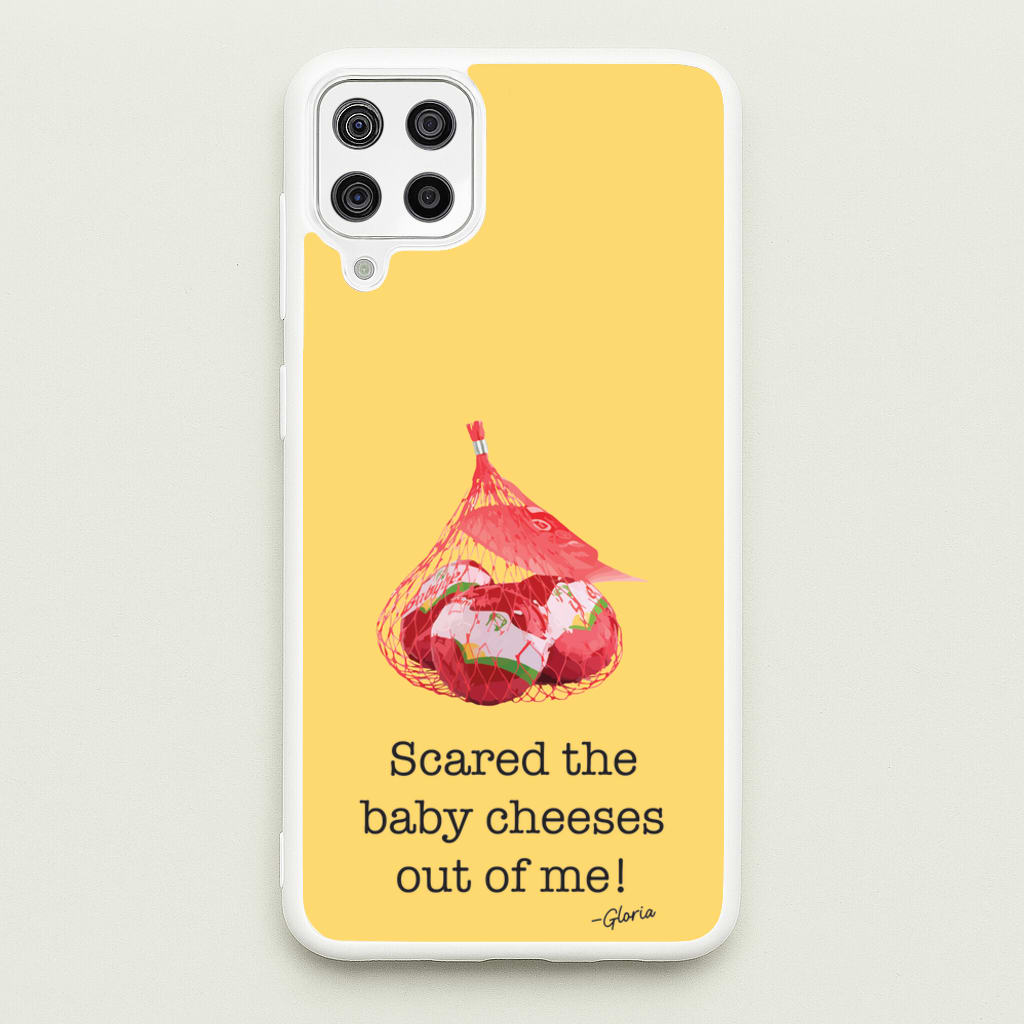 Scared The Baby Cheeses Out Of Me - Modern Family Phone Case for Galaxy A12