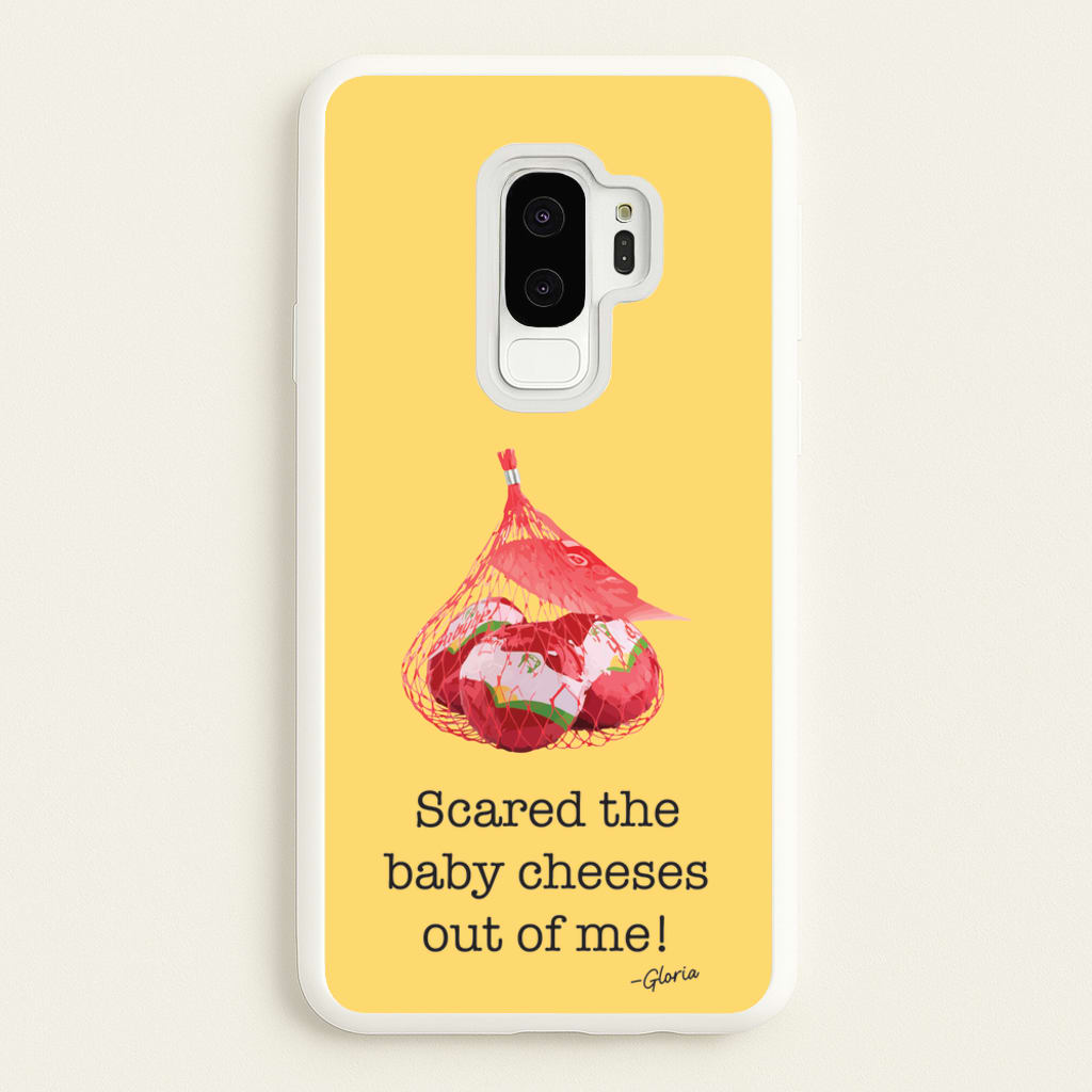 Scared The Baby Cheeses Out Of Me - Modern Family Phone Case for Galaxy S9 Plus