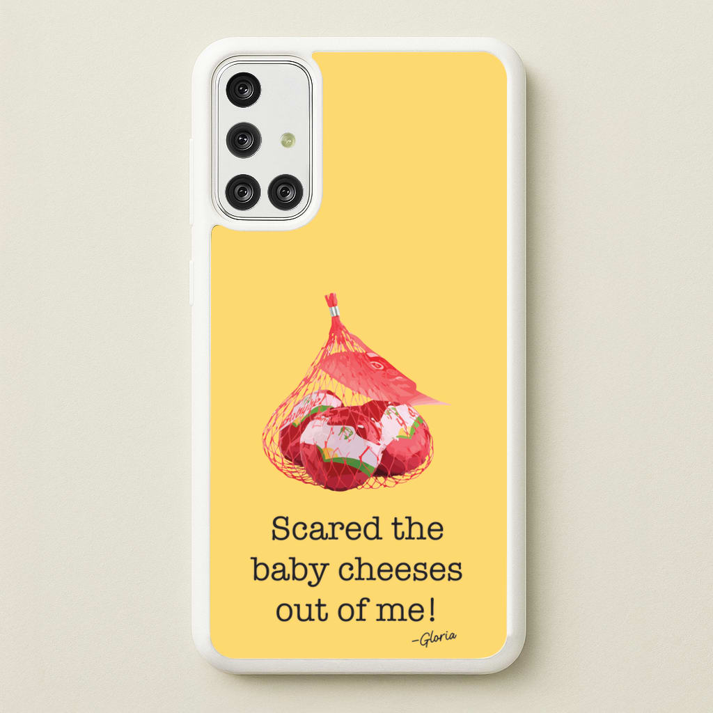 Scared The Baby Cheeses Out Of Me - Modern Family Phone Case for Galaxy A71