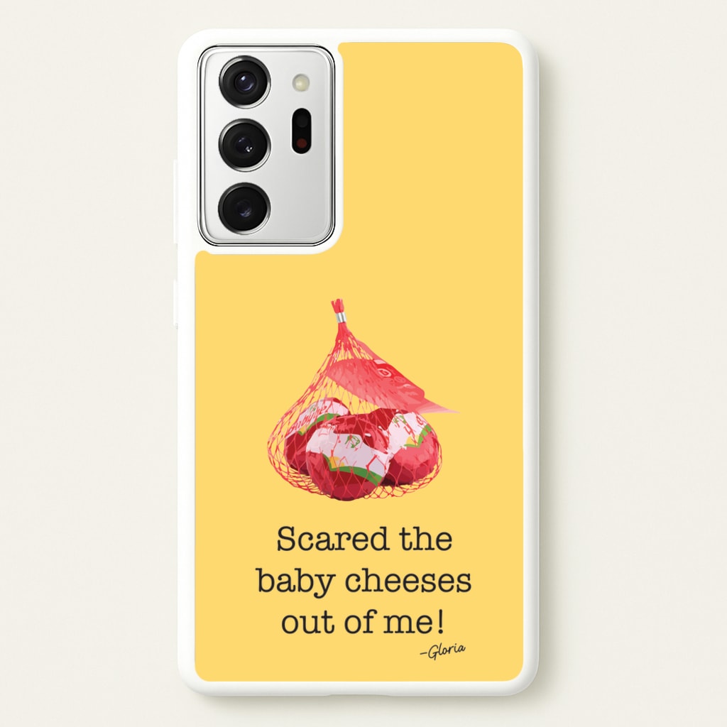 Scared The Baby Cheeses Out Of Me - Modern Family Phone Case for Galaxy Note 20 Ultra