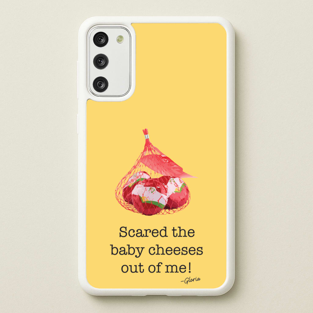 Scared The Baby Cheeses Out Of Me - Modern Family Phone Case for Galaxy S20FE
