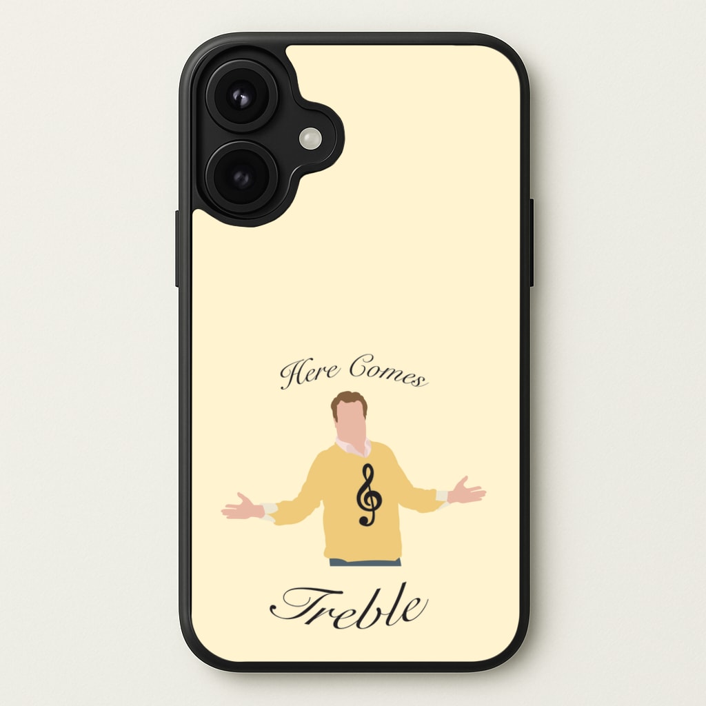 Here Comes Treble Phone Case for iPhone 17