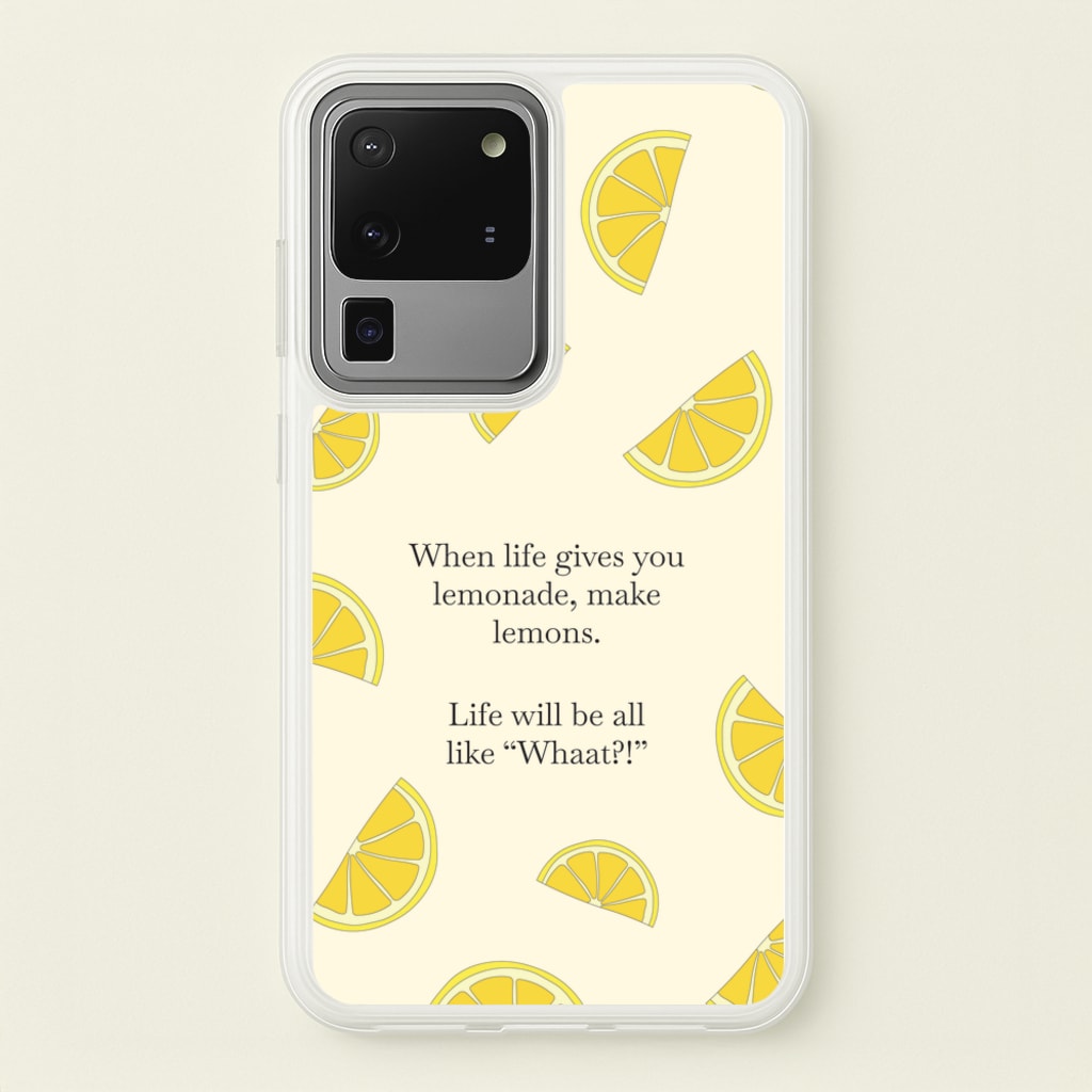 When Life Gives You Lemonade, Make Lemons - Modern Family Phone Case for Galaxy S20 Ultra