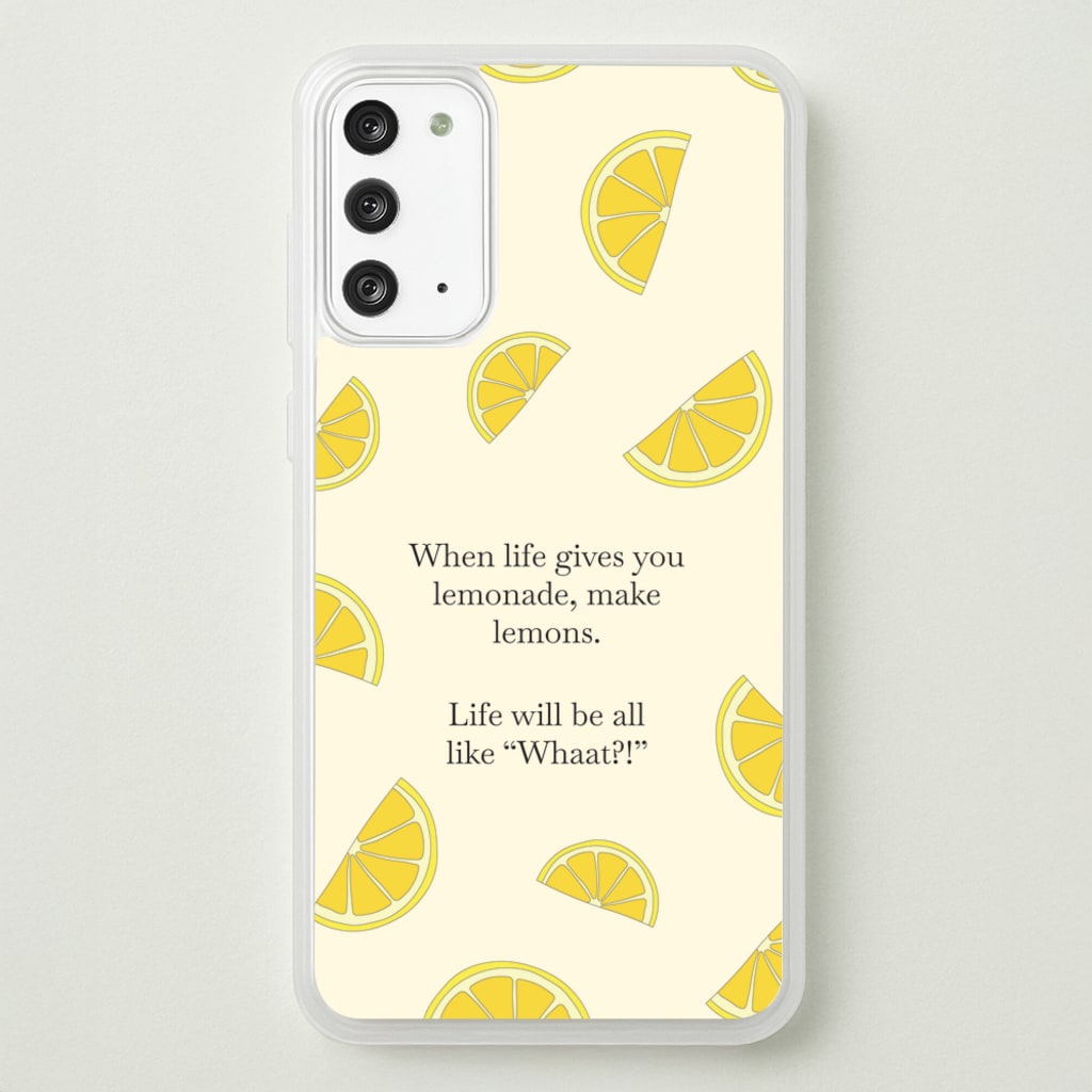 When Life Gives You Lemonade, Make Lemons - Modern Family Phone Case for Galaxy Note 20