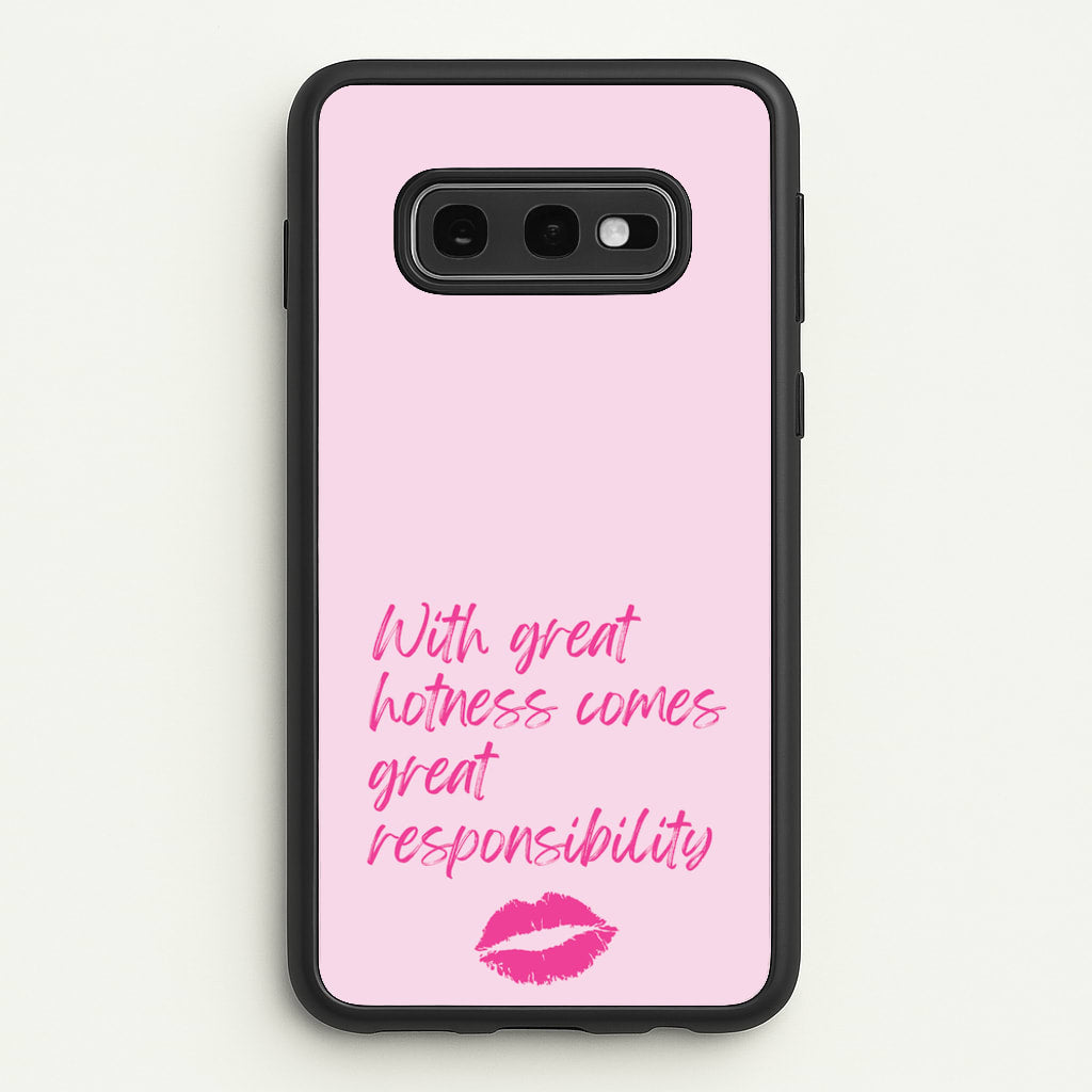 With Great Hotness - Modern Family Phone Case for Galaxy S10e