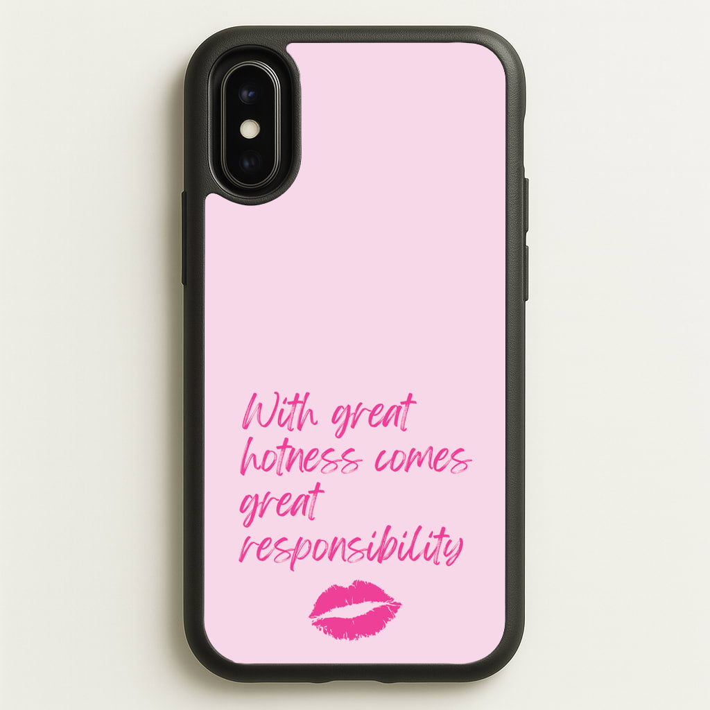 With Great Hotness - Modern Family Phone Case for iPhone X / XS