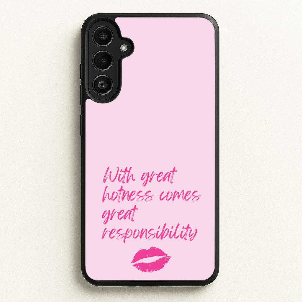 With Great Hotness - Modern Family Phone Case for Galaxy A34