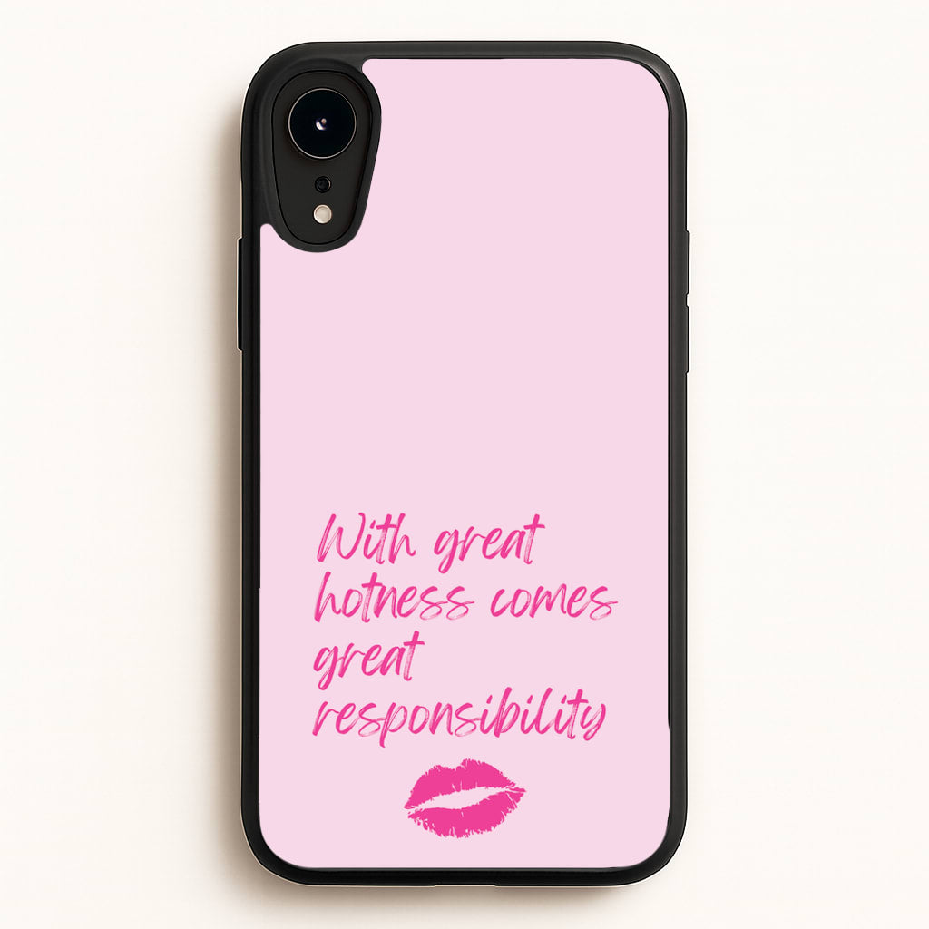 With Great Hotness - Modern Family Phone Case for iPhone XR