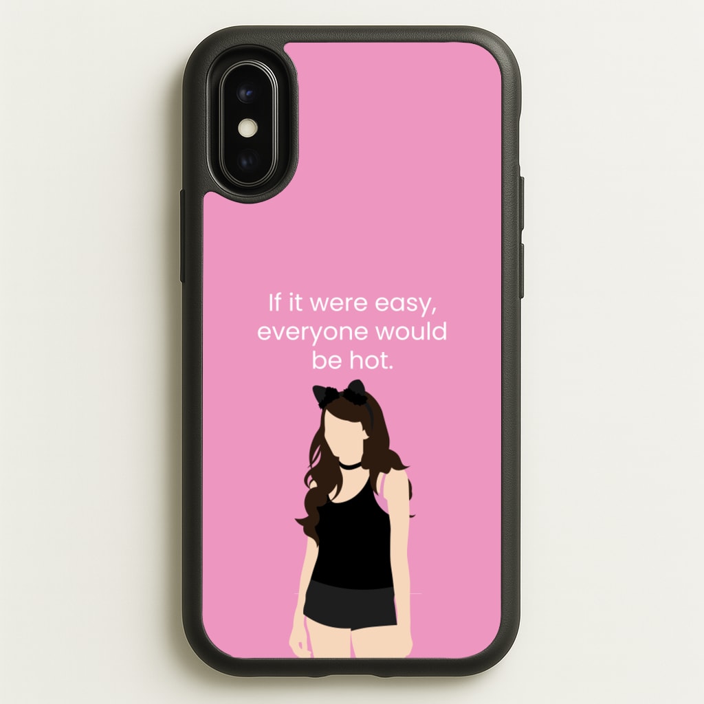 If It Were Easy.. - Modern Family Phone Case for iPhone X / XS