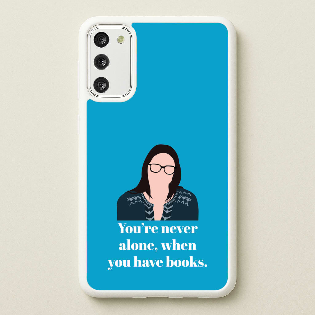You're Never Alone, When You Have Books - Modern Family Phone Case for Galaxy S20