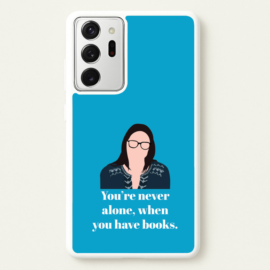 You're Never Alone, When You Have Books - Modern Family Phone Case for Galaxy Note 20 Ultra
