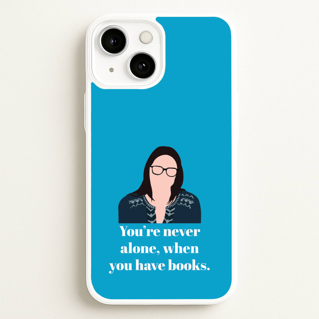 You're Never Alone, When You Have Books - Modern Family Phone Case for iPhone 13 Mini