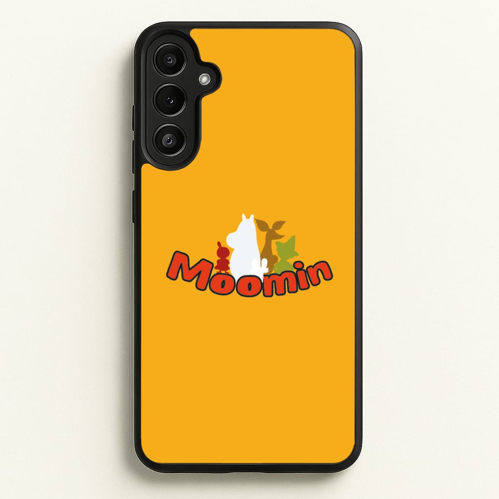 Moom Text - Moomin Phone Case for Galaxy A34