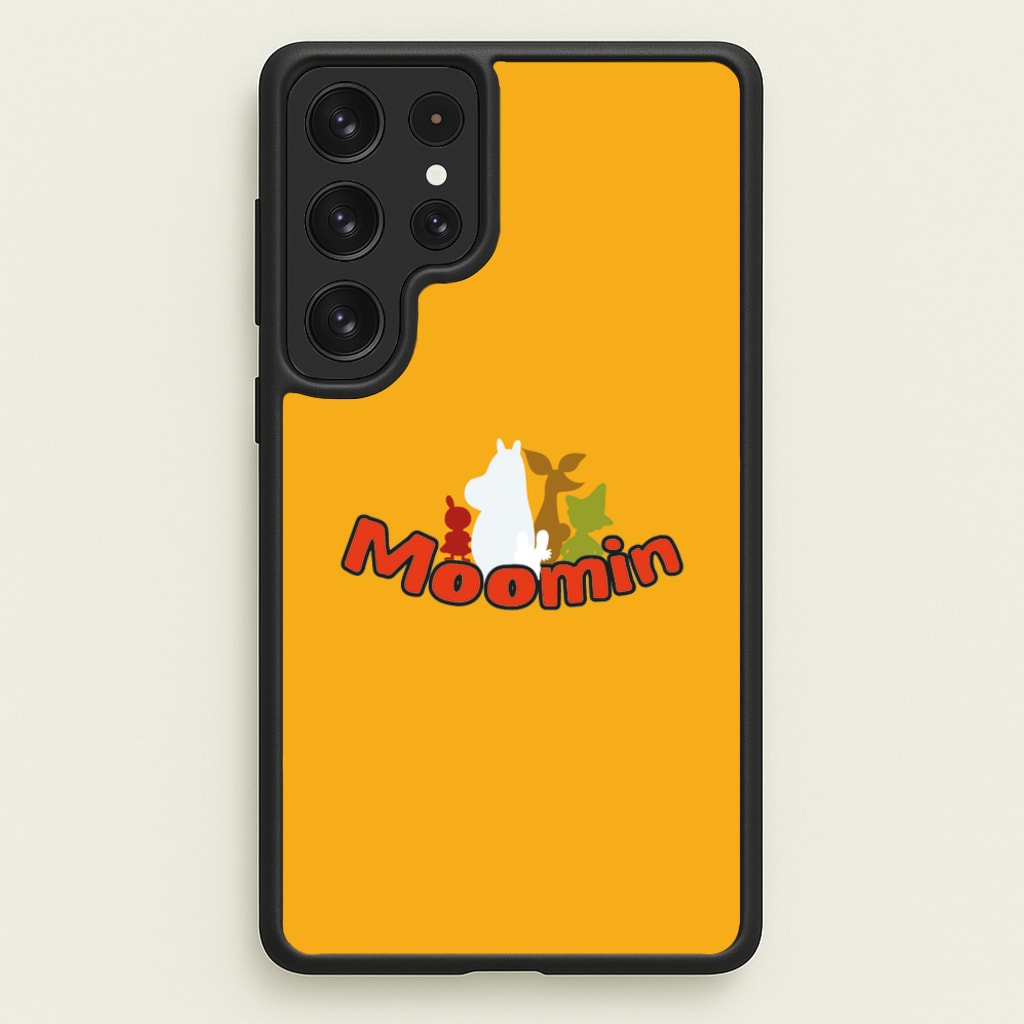Moom Text - Moomin Phone Case for Galaxy S23 Ultra