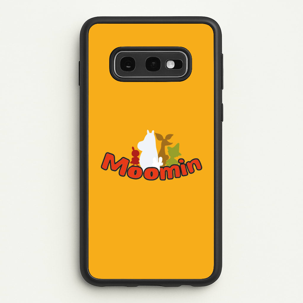Moom Text - Moomin Phone Case for Galaxy S10e