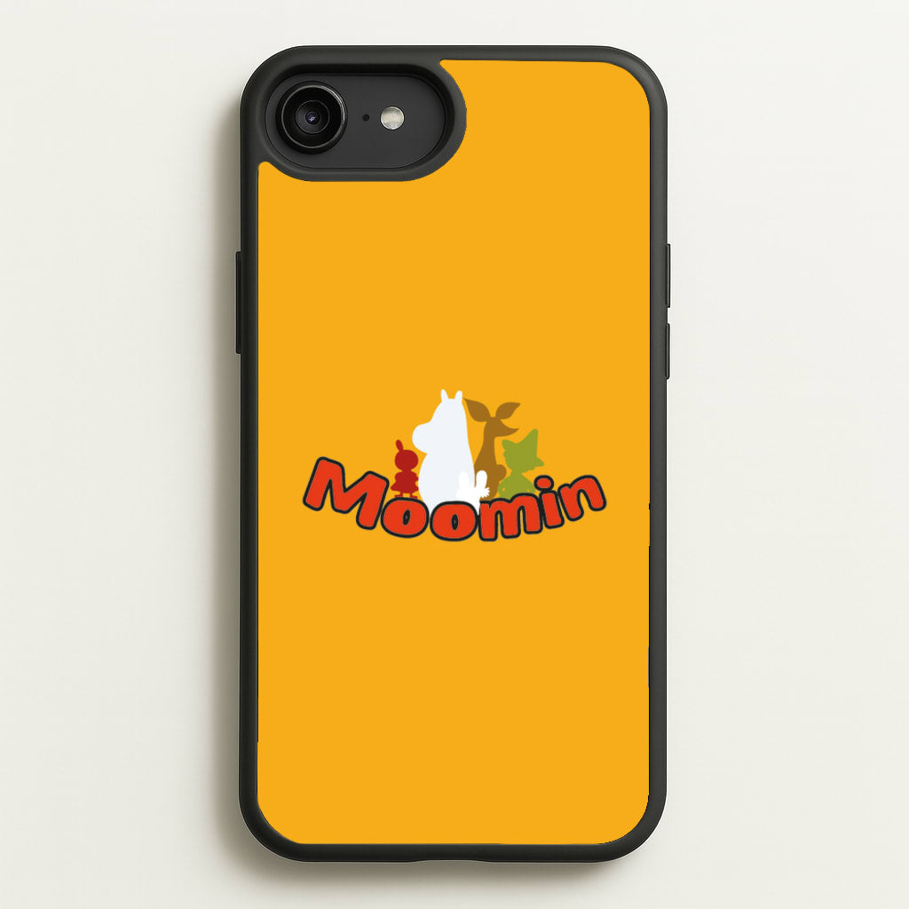 Moom Text - Moomin Phone Case for iPhone 6 Plus / 7 Plus / 8 Plus