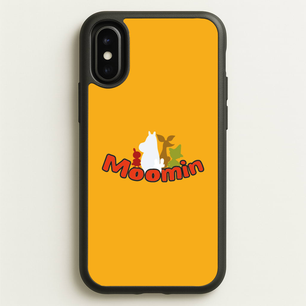 Moom Text - Moomin Phone Case for iPhone X / XS
