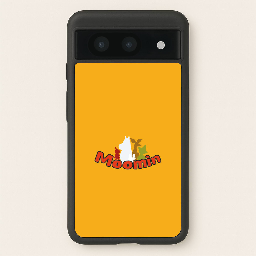 Moom Text - Moomin Phone Case for Google Pixel 8a