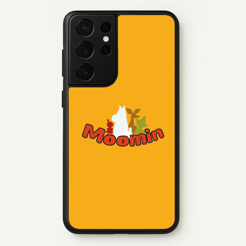 Moom Text - Moomin Phone Case for Galaxy S21 Ultra