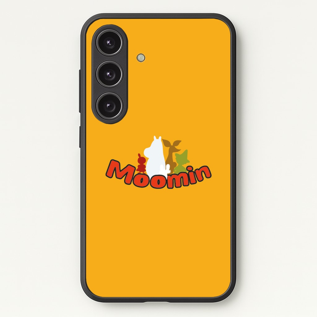 Moom Text - Moomin Phone Case for Galaxy S24 Plus