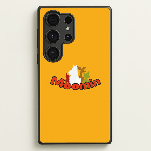 Moom Text - Moomin Phone Case for Galaxy S25 Ultra