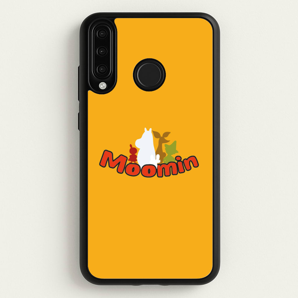 Moom Text - Moomin Phone Case for Huawei P30 Lite