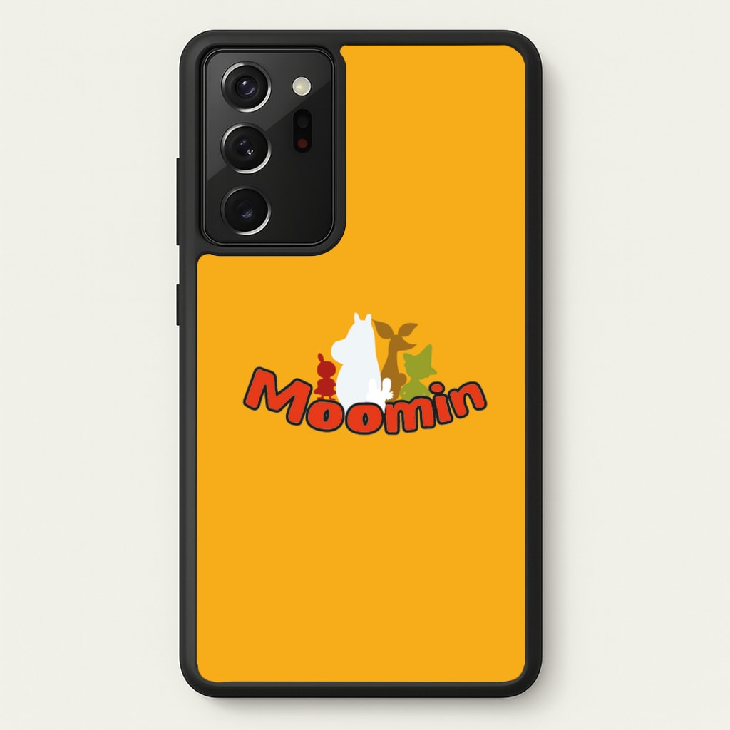 Moom Text - Moomin Phone Case for Galaxy Note 20 Ultra