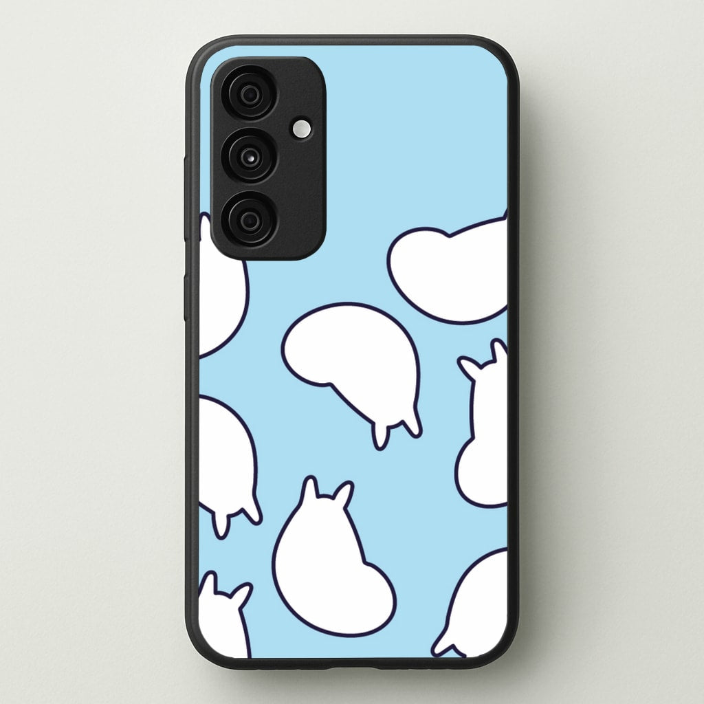 Moom Pattern - Moomin Phone Case for Galaxy A35