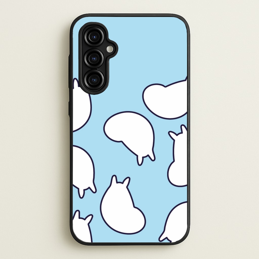 Moom Pattern - Moomin Phone Case for Galaxy A54