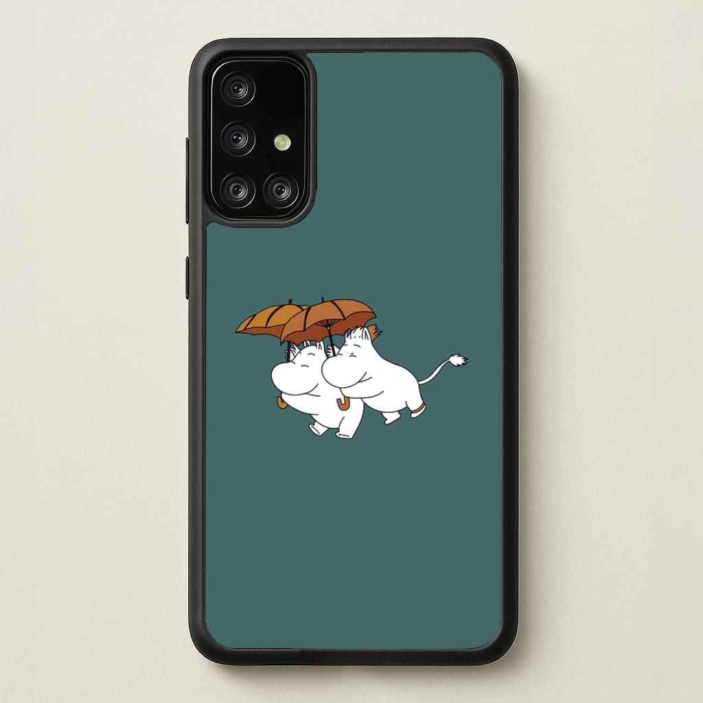 Moom Umbrellas - Moomin Phone Case for Galaxy A71