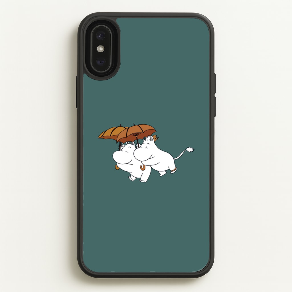 Moom Umbrellas - Moomin Phone Case for iPhone XS Max