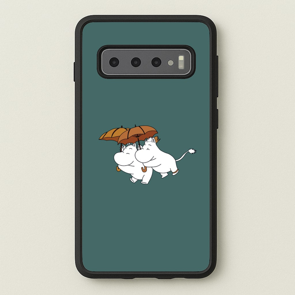 Moom Umbrellas - Moomin Phone Case for Galaxy S10 Plus